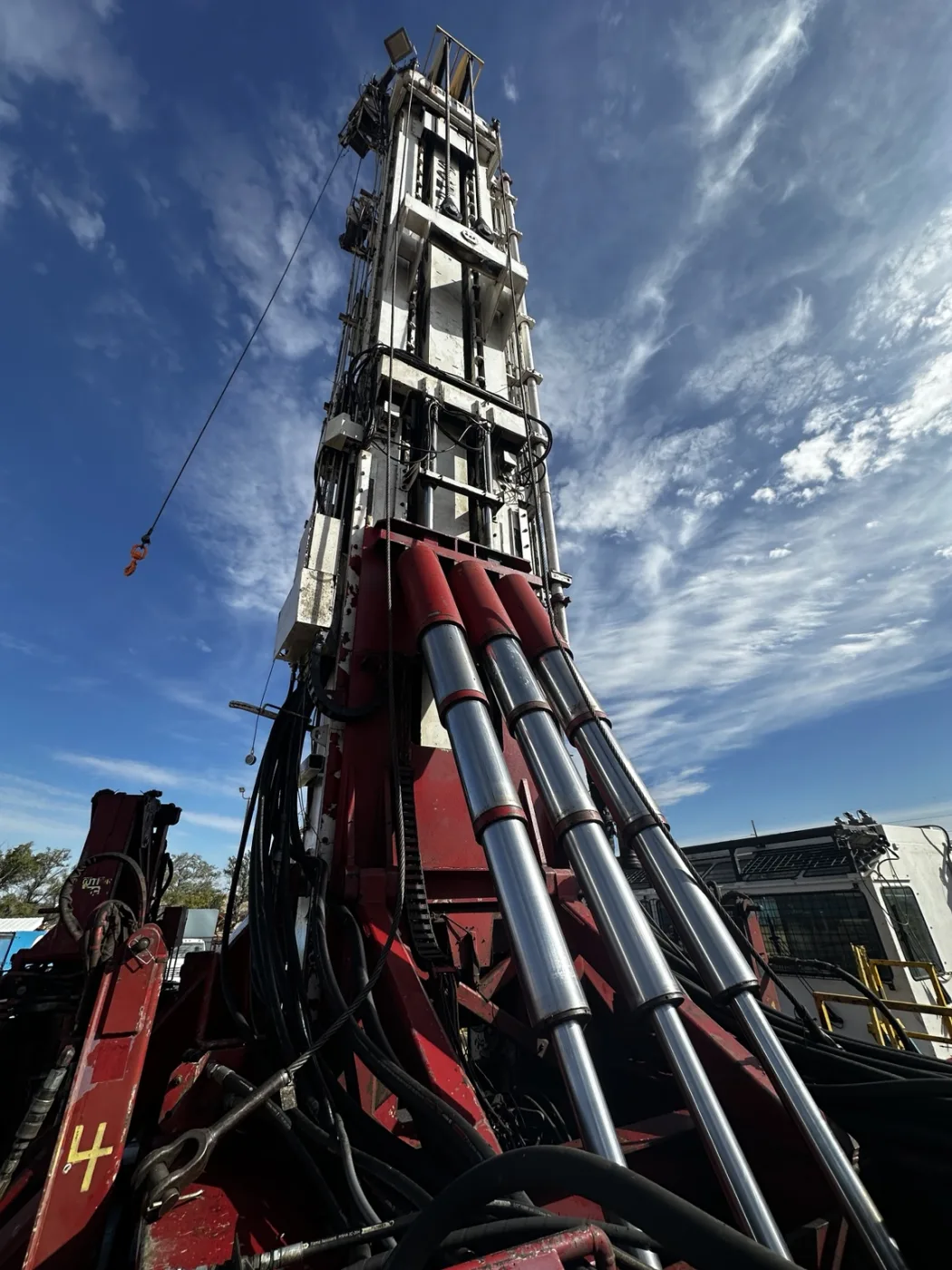 Schramm TXD500 drilling rig in the Williston, North Dakota area